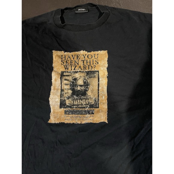 VTG Harry Potter Prisoner of Azkaban Sirius Black Shirt XLMovie Promo 2004
